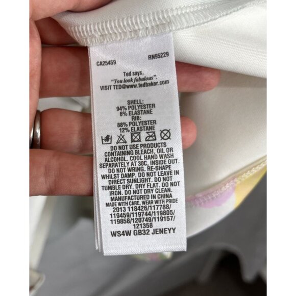 Ted Baker London Sew In Love Floral Neoprene Mini Dress Women (No size tag) - Picture 7 of 11